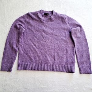 Banana Republic Women's Crew Nack Long Sleeve Purple Pullover Sweater Size M